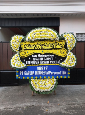 Papan Bunga Duka di Sanding